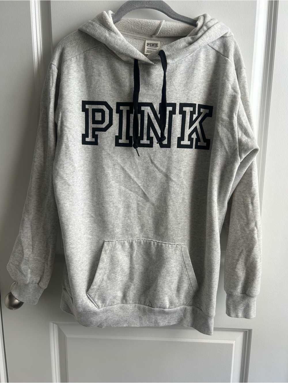 Victoria Secret Pink heater grey hoodie